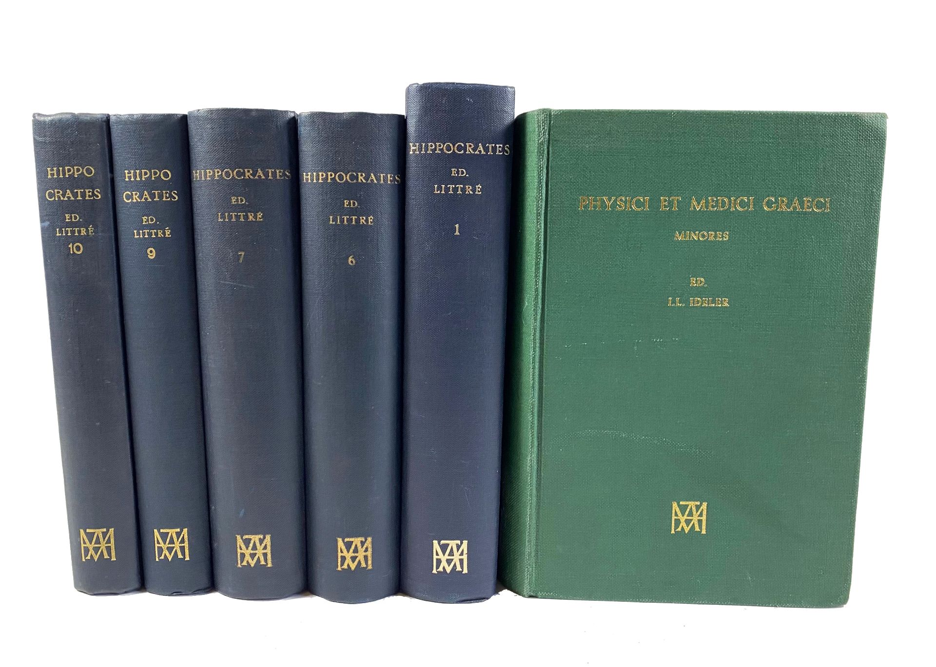 PHYSICI et medici Graeci minores. (Ed.) J.L. Ideler. (Repr. ed. 1841-42). Amst