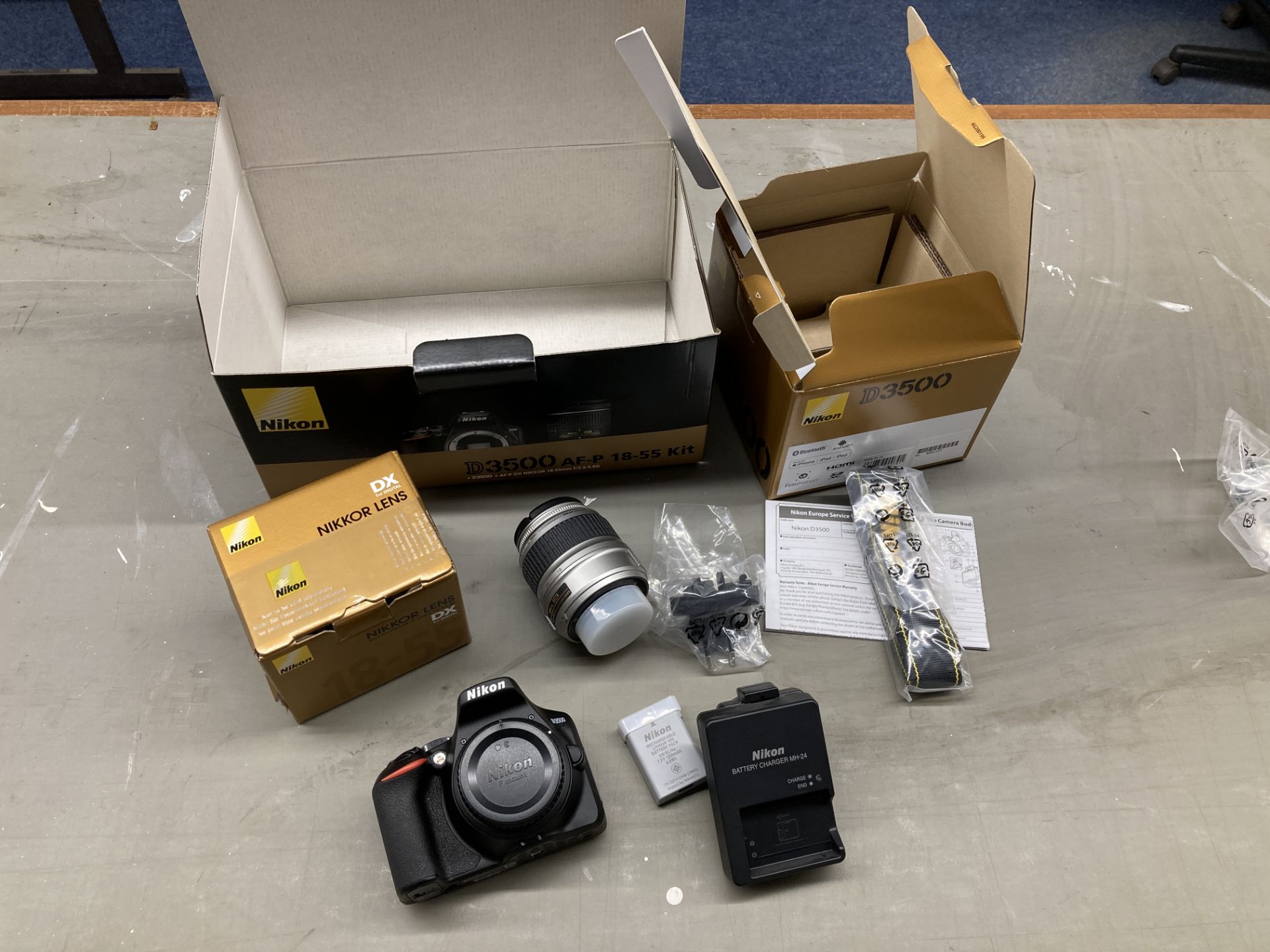 Nikon D3500 AF-P 18-55 DSLR camera kit with Nikon D3500 DSLR camera and lens - Image 2 of 29