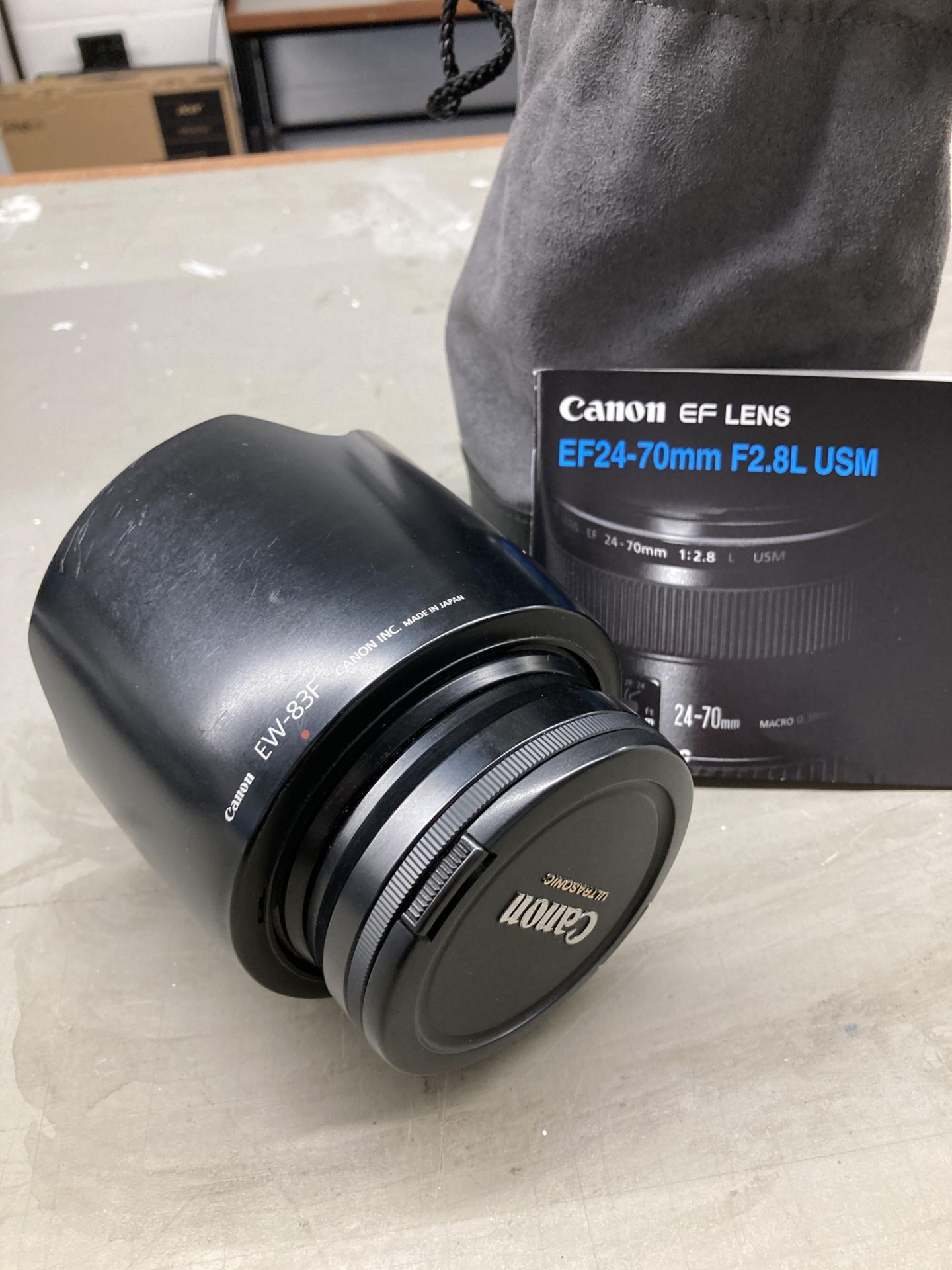 Canon EOS-1DS Mark III DSLR camera with Canon EF 24-70mm F2.8L USM lens, charger, battery and leads - Image 23 of 26