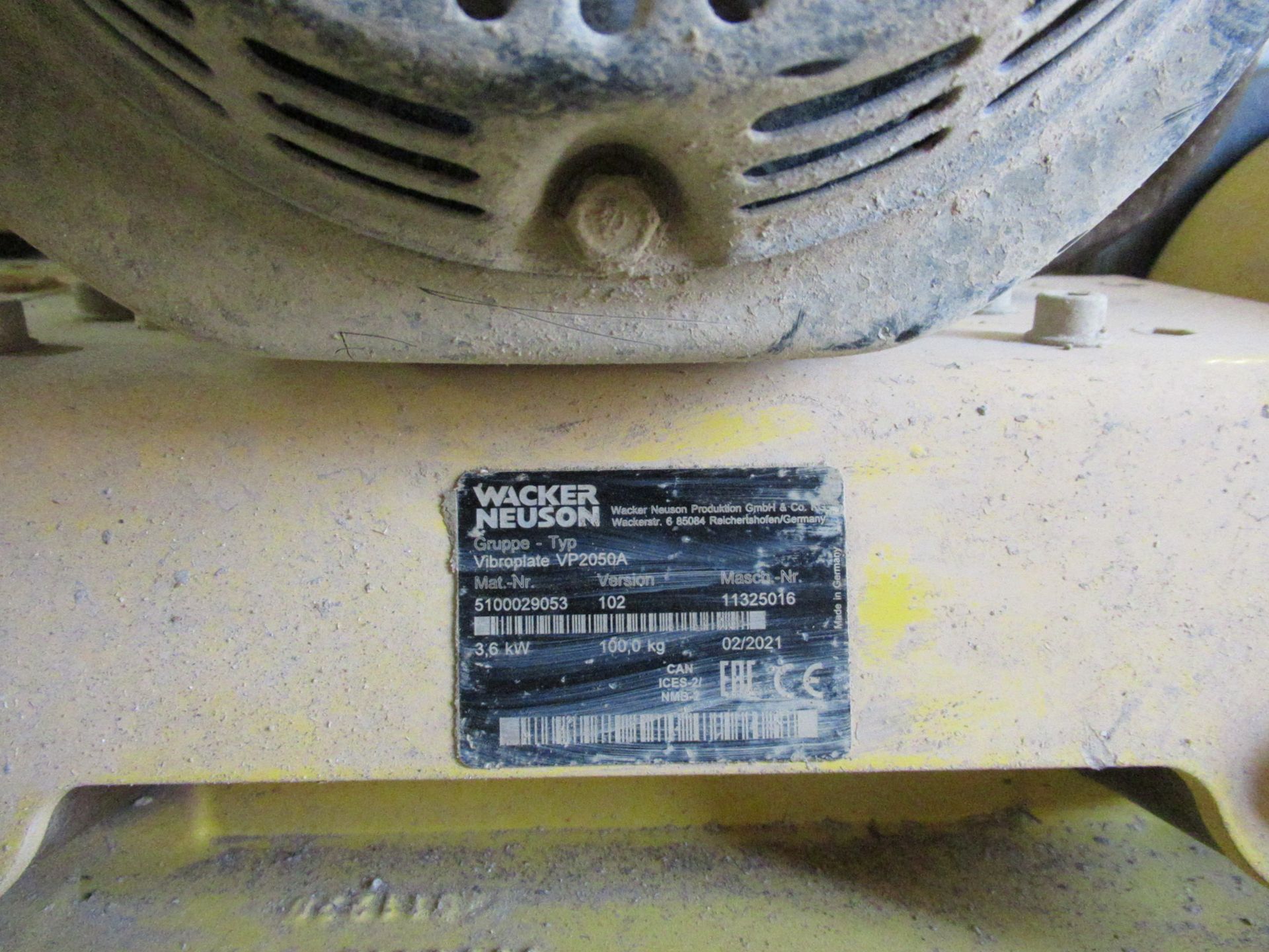 Wacker Neuson VP2050A Vibratory Compaction Plate - Image 5 of 5