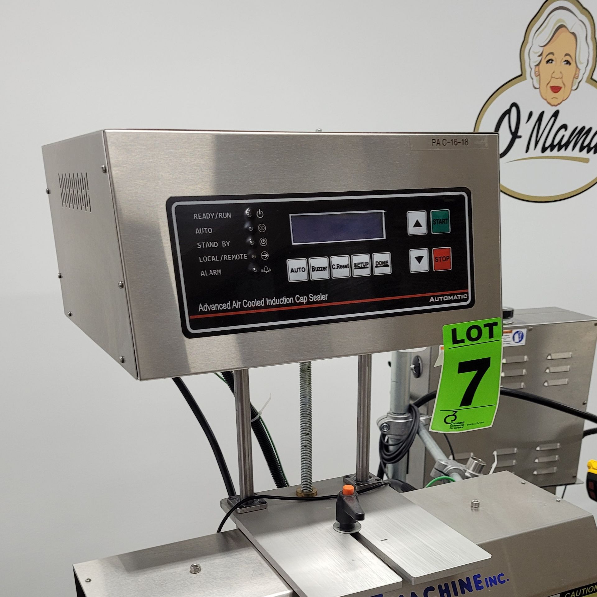 2019 ALFATEC MACHINE Induction Cap Sealer mod. TCS5000 ser. 3015, Capability: 3 km