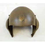 WW2 8th U.S.A.A.F M5 Flak Helmet as worn by the gun crew of a B-17 Flying Fortress.