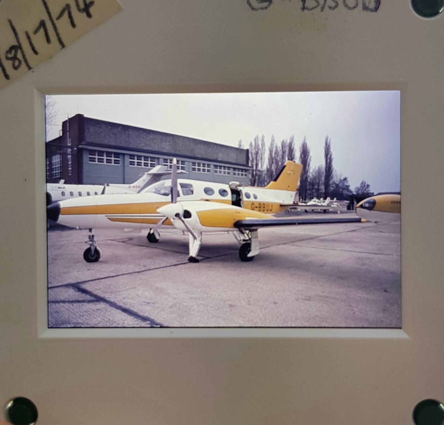Over 400 Aircraft 35mm Original Projector Slides. Photos taken in the 60s, 70s and 80s - some - Image 3 of 5