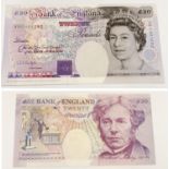 First Run Kentfield X01 001 Bank of England Twenty Pound Note. Uncirculated - Comes in a plastic