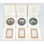 Three Heinrich Russian Fairy Tales Wall Plates. All come with COA in original boxes. Excellent