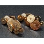 A Pair of Bulgari 18k Yellow Gold Cicladi Clip Earrings. 22g total weight.