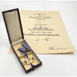 3rd Reich Cross of Honour 1st Class (gold mothers cross) for bearing 8 or more children into the