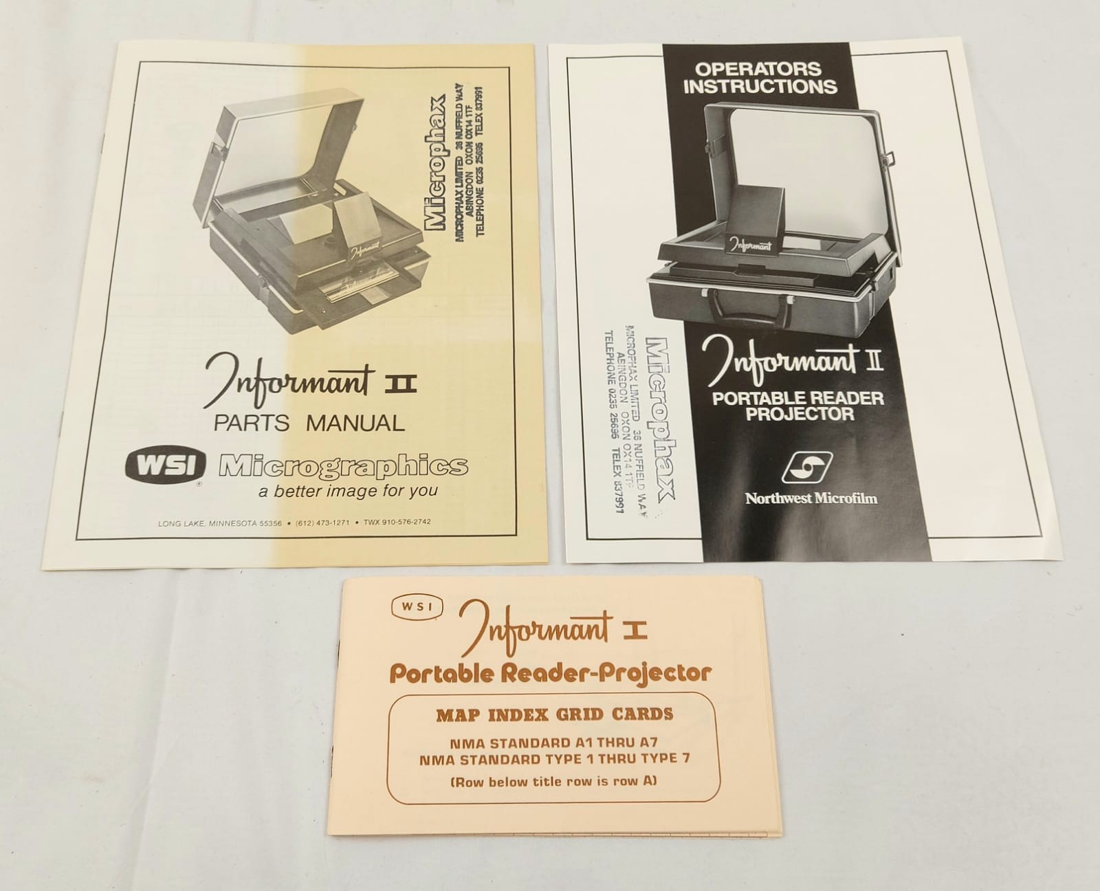 A Vintage Informant I - Portable Reader Projector for Microform/Microfiche. Comes in portable - Image 7 of 9