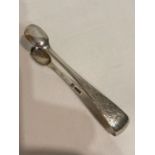 Pair of ANTIQUE SILVER TONGS having clear hallmark for Cooper Bros Sheffield 1908. 28 grams .11cm.