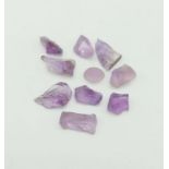 74.19CTS NATURAL AMETHYST ROUGHCUT. COMES WITH GLI CERTIFICATION.