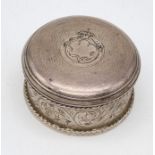 An Antique Silver Trinket Box. Made from an antique pocket watch. 2.5 x 5cm. 54g