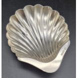 An Antique 1915 Silver Sea-Shell. Hallmarks for Atkins Bros of Sheffield. 57g. 10 x 12cm.