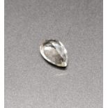 5.02CTS NATURAL GREEN AMETHYST, PEAR MIXED CUT. COMES WITH IDT CERTIFICATION.