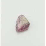 15.90CTS NATURAL RUBY ROUGHCUT. COMES COMPLETE WITH IGLI CERTIFICATION.