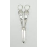 An Antique Pair of Silver-Plated Grape Scissors. In excellent condition. 17cm