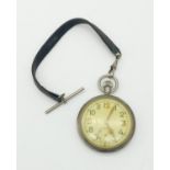 WW2 British General Service Trade Pocket Watch. Top Winder. Marked on reverse with Broad Arrow GSTP.