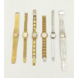 Six Ladies Dress Watches. A/F