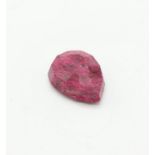 272.05CTS NATURAL RUBY, PEAR CUT. COMES WITH GLI CERTIFICATION.