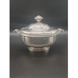 A SOLID SILVER (950 SILVER) FRENCH ENTREE TURINE MADE BY JULES RAYD IN THE 19th CENTURY. 1133gms