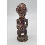 An Antique Ivory 19th Century African (Congo-Lega Tribe) Fertility Figure. 17cm tall. 376g.