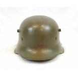 WW1 German 1917 Model Stahlhelm Helmet. Marked with the No 5, maybe a Sturmtruppen (Storm Trooper)