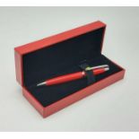 Brand new in box, Ferrari ball point pen, guarantees included.