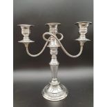 Candelabra with Three Holders - Each detachable. Top can be removed to create a single