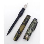 WW2 SOE-OSS Fountain Pen with hidden cruciform blade. This is the rarer type that opens to reveal