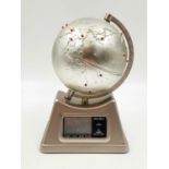 Vintage Union Electrics world alarm clock, stands 21cm in height, in working order, A/F