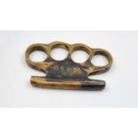 WW1 British Trench Raiding Knuckles, Dated 1915. Maker: A.K. & Co.