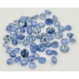 60 Blue Ceylon Shapphires