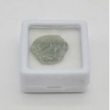 11.35 Ct Natural Green Sapphire. Rough stone. GLI certified