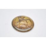 Vintage Hereford Cathedral Hand Cast Glass Paperweight - Individually made. 9cm diameter.