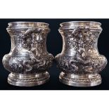 ANTIQUE 19th CENTURY GERMAN SOLID SILVER EXCEPTIONAL MEISSONNIER WINE COOLERS c.1890. Antique 19th