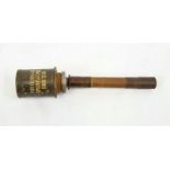 INERT WW2 German Stick Grenade with adapter for firing out of a flare gun. The head has a little