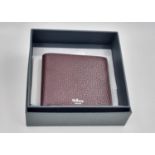 A Mulberry wallet in original presentation box. Excellent unused condition, perfect as a present for