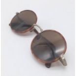 1970's Giorgio Armani sunglasses, diameter of glass 5 x 4cm.