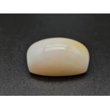 A 25.06ct Natural Large Cushion Opal Gemstone, Rare Size. Come with ITLGR certificate.