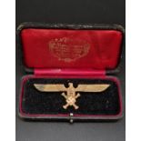 WW2 German-Hermann Göring?s Personal Staff pin on eagle in original box.
