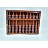 A VINTAGE WOODEN ABACUS 24 X 17cms a/f