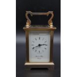 A Wonderful Vintage (1965) Brass Morrell and Hilton Eight-Day Carriage Clock - With jewel lever