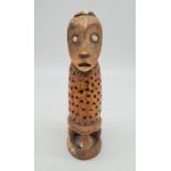 An Exceptionally Rare Antique Hand-Carved Ivory Fertility Figure. Origin from The Lega Tribe of