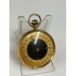 Vintage 9ct solid gold pocket watch ( working ) good working order, 78.5g