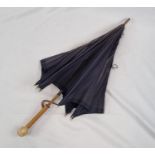 An Antique 19th Century Ivory-Handled (Dutch Lady) Umbrella. A/F