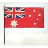 WW1 Australian Flag. These were flown from the homes of those who were serving overseas.