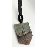WW1 Somme found British Entrenching tool with memorial painting.