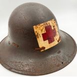WW2 British Home Front Medical Workers Zuckerman Helmet.