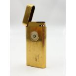 A VINTAGE GOLD PLATED FINGER TOUCH RONSON LIGHTER . A/F