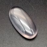 13.40ct Cabochon Rose Quartz, Oval shape, GLI certified