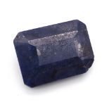 41.95ct Blue Sapphire, Rectangular shape, GLI certified